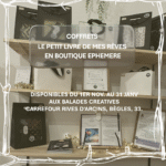 Coffret Le Petit Livre De Mes Reves en boutique, aux Balades Créatives, dès le 1er novembre